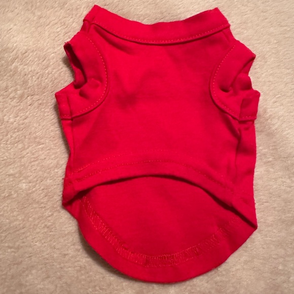 🦴Pet🦴 Dog Miso Cute Red Tee Size XS - Picture 3 of 6